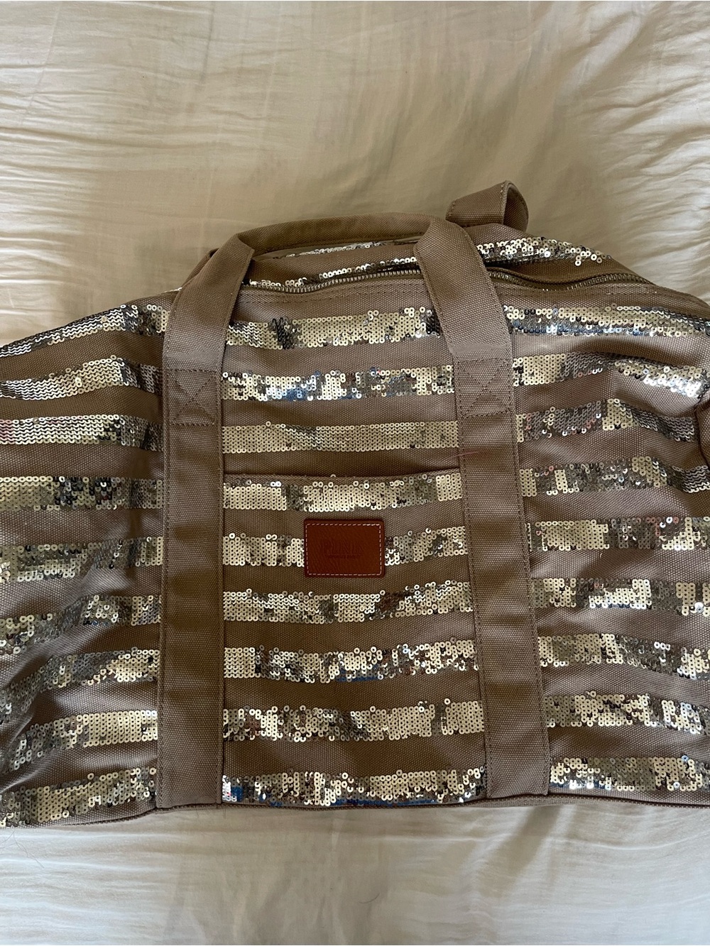 Large Sequence (PINK) Victoria’s Secret travel Tote